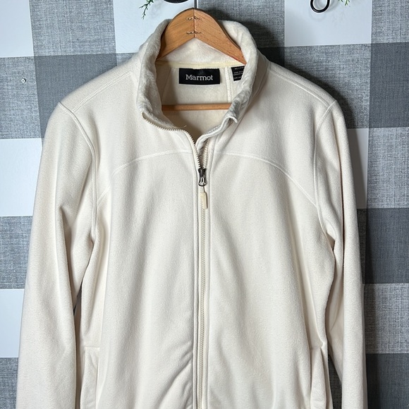 Marmot Polartec Fleece Zip Up Embroidered - Picture 2 of 9